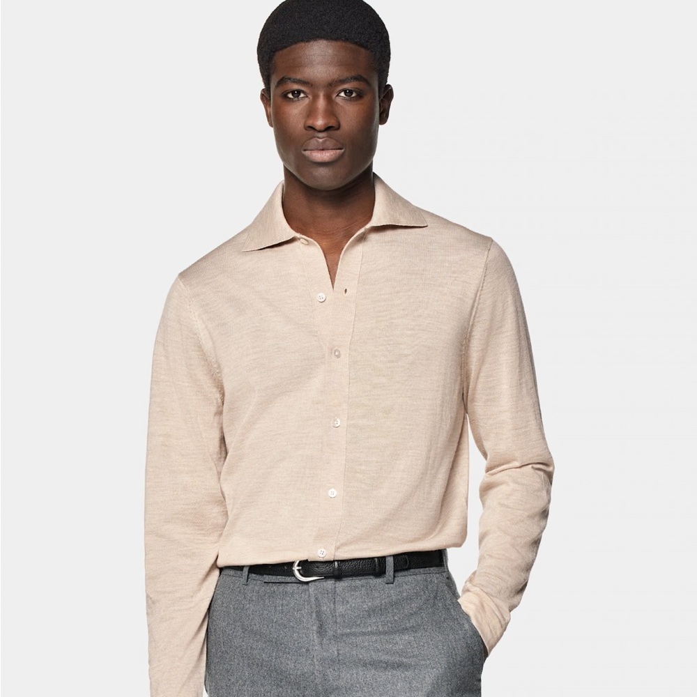 Gray cardigan